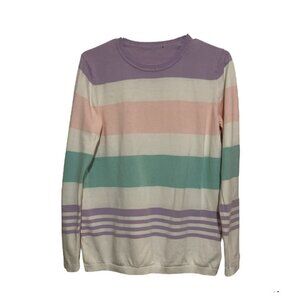 Tommy Hilfiger Preppy Striped pastel Sweater soft girl preppy